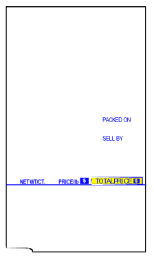 TEC SL66-30 84.1mm 12 Line Center Bar Code Label Supply Mart