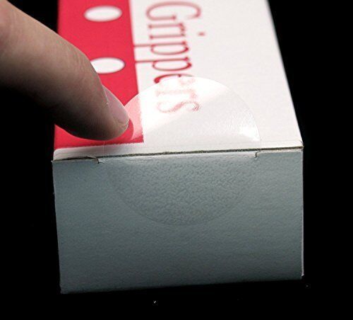 Clear Retail Package Seals 1.5" Inch Round Circle Wafer Stickers/Labels with Easy Dispensing Box 500 Per Box Made in USA! (1 Box (500))