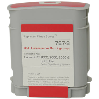 (Item #787-8)  Red Ink Cartridge (Large) for SendPro™ P / Connect+® Series Mailing Systems