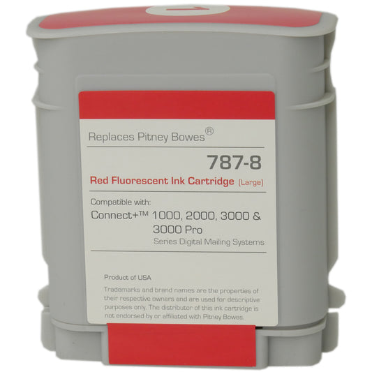 (Item #787-8)  Red Ink Cartridge (Large) for SendPro™ P / Connect+® Series Mailing Systems