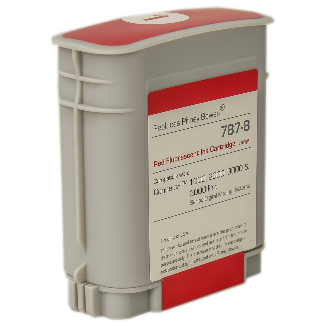 (Item #787-8)  Red Ink Cartridge (Large) for SendPro™ P / Connect+® Series Mailing Systems