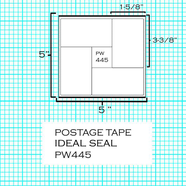 Pinwheel Postage Meter Tapes