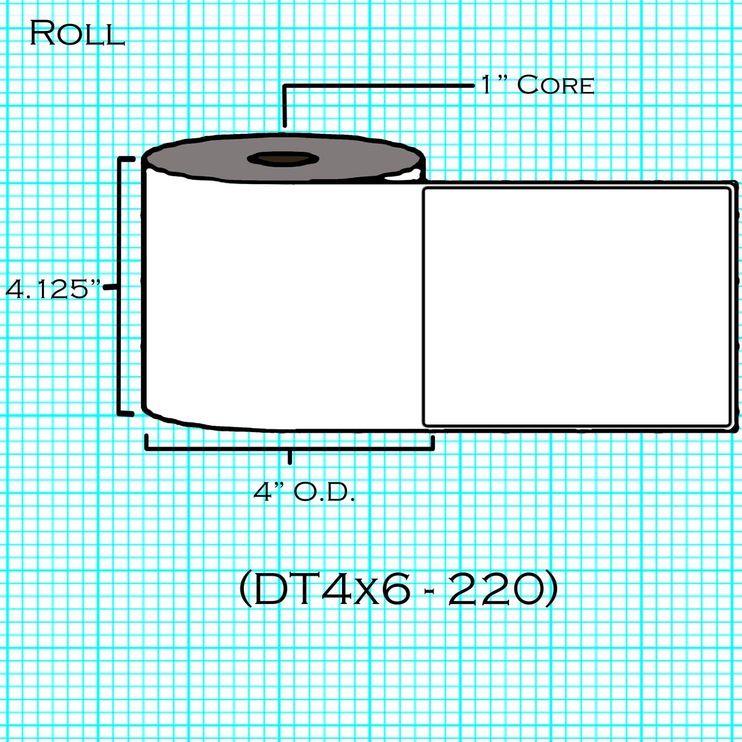 4 rotoli 220 etichette spedizione termica 4x6 compatibili 1744907 4 rotoli 220 etichette spedizione termica 4x6 compatibili 1744907