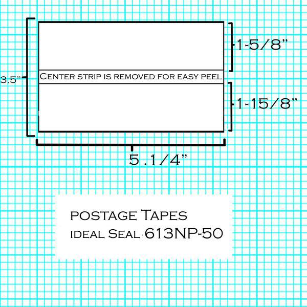 FP Double Strip Postage Tape Sheets