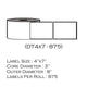 4" x 7" 1" Doc Tab (875 Labels/Roll)