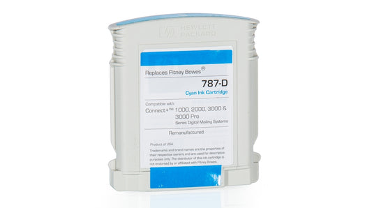 (Item # 787-D) Cyan Ink Cartridge (Standard) for SendPro™ P / Connect+® Series