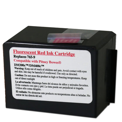 (Item #765-9)  Red Ink Cartridge for DM300C™, DM400C™ Series