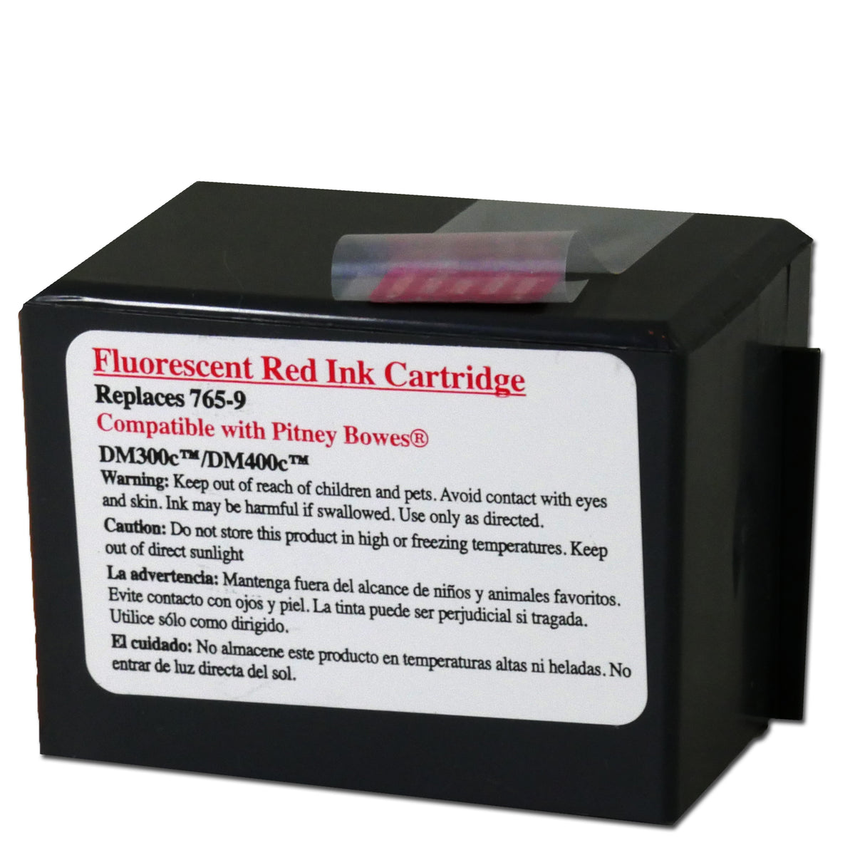 Ink Cartridge Pitney Bows DM475c (765-9) Red