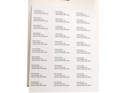 laser labels