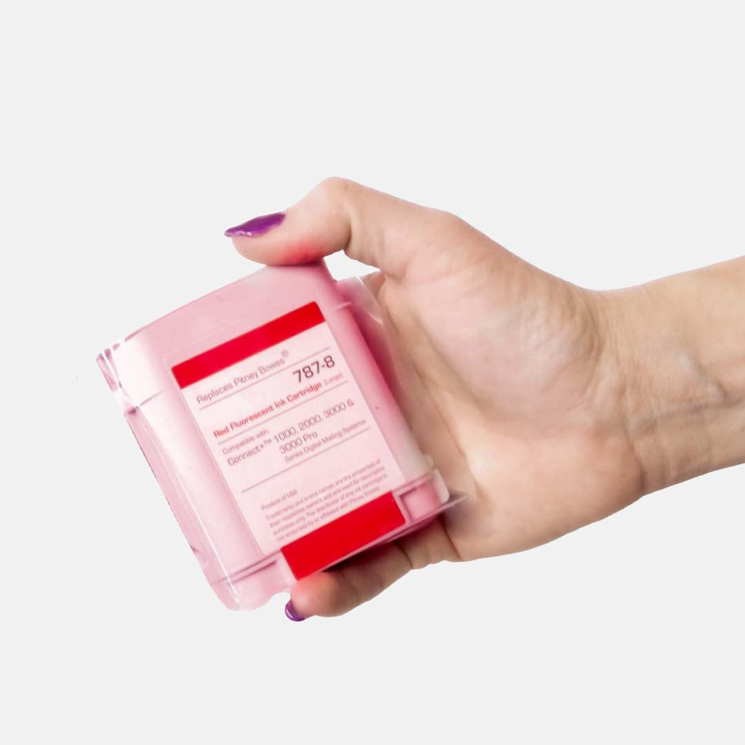 (Item #787-8)  Red Ink Cartridge (Large) for SendPro™ P / Connect+® Series Mailing Systems