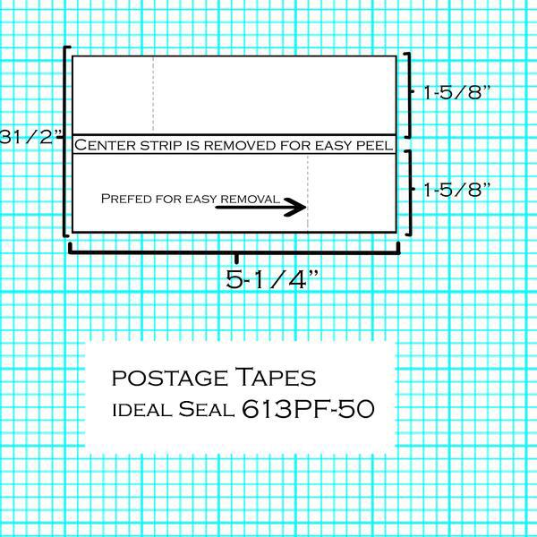 FP Double Strip Postage Tape Sheets
