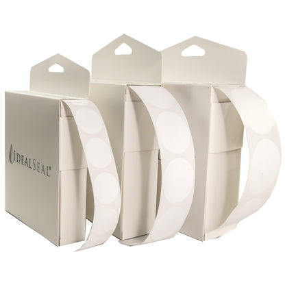 White Round Sticker Labels & Mailing Seals