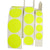 Color Coding labels: Neon Yellow Rolls